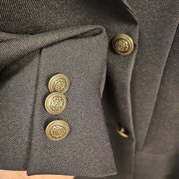 Navy Blue Blazer Bolzano Uomo Collezione Italian Sport Coat 48R - Picture 9 of 12